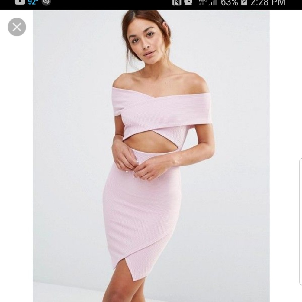 Missguided Cut-Out Mini Dress